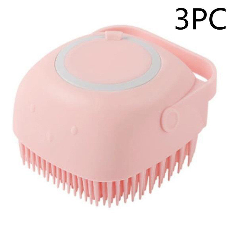 Silicone Dog Shampoo Brush – Pamper Your Pet Easily