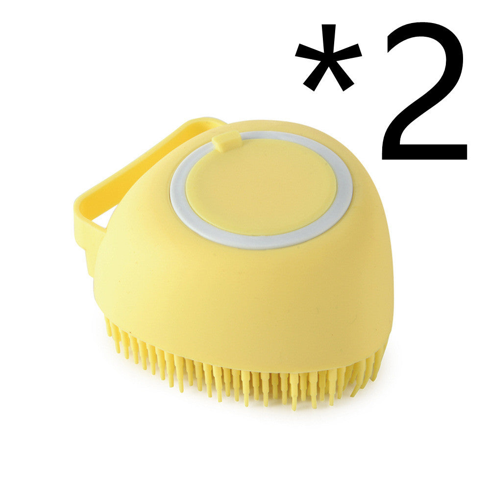 Silicone Dog Shampoo Brush – Pamper Your Pet Easily