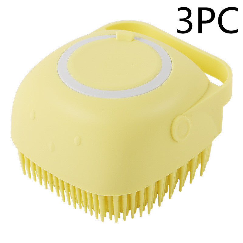 Silicone Dog Shampoo Brush – Pamper Your Pet Easily