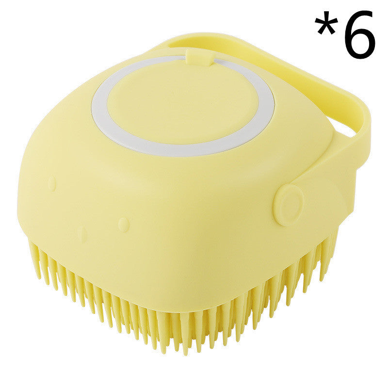 Silicone Dog Shampoo Brush – Pamper Your Pet Easily