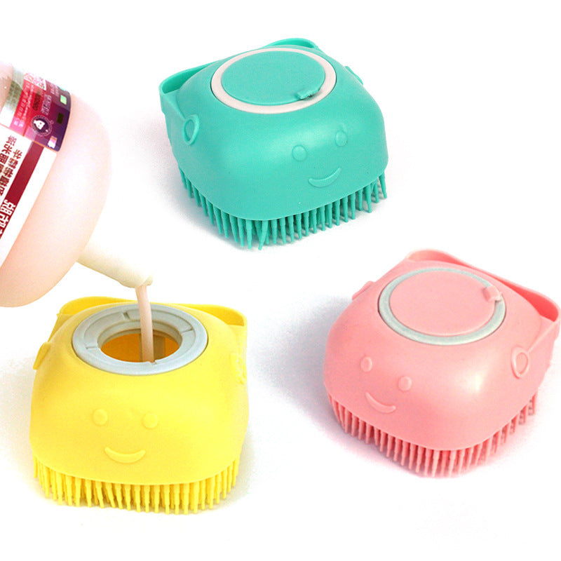 Silicone Dog Shampoo Brush – Pamper Your Pet Easily