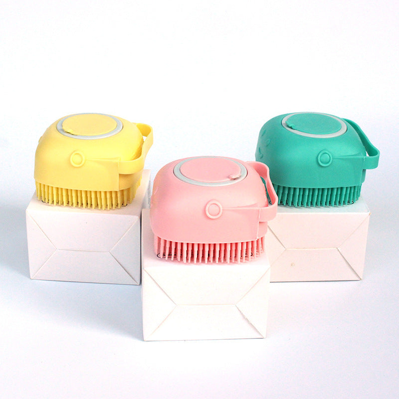 Silicone Dog Shampoo Brush – Pamper Your Pet Easily