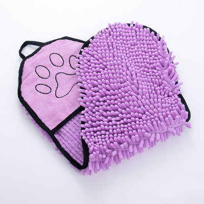Super Absorbent Quick-Dry Pet Bath Towel for Dogs & Cats