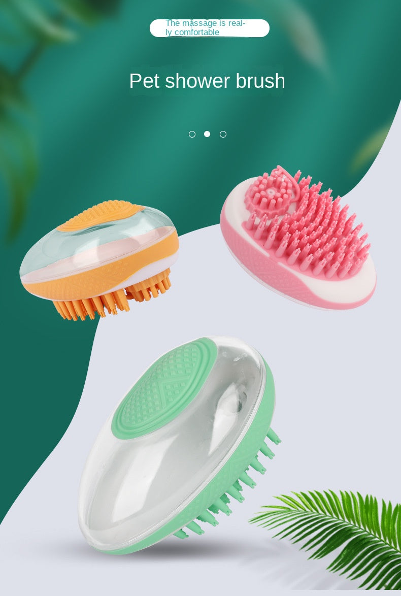 2-in-1 Dog & Cat Spa Brush – Groom While You Wash