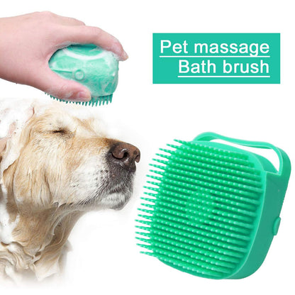  Pet Bath Massage Brush 
