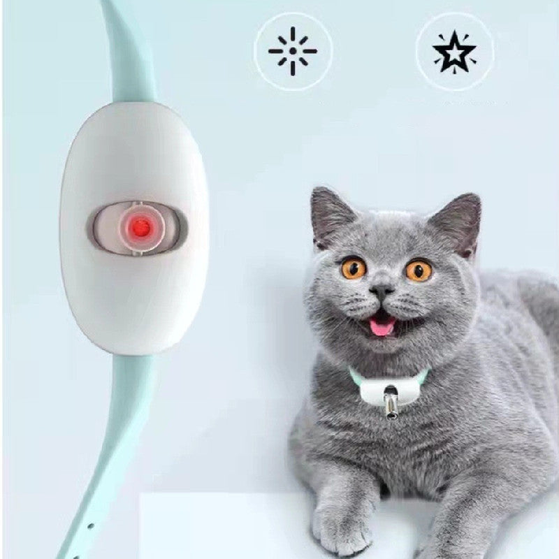 Automatisch Katten Speelgoed – Slim Laser Halsband USB-oplaadbaar