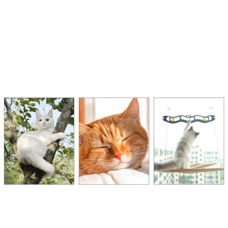 Hangende Kattenhangmat – Zuignap voor Raam