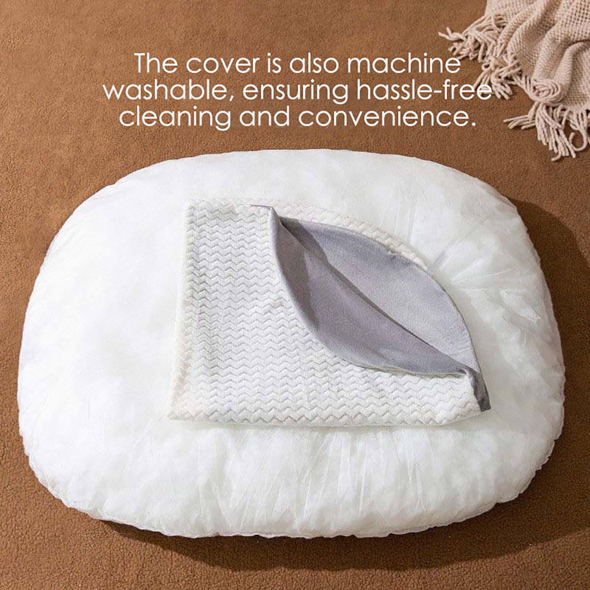 Oval Cushion Dog Bed