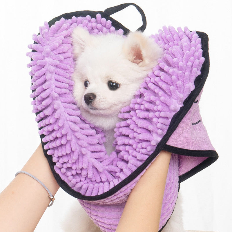 Super Absorbent Quick-Dry Pet Bath Towel for Dogs & Cats