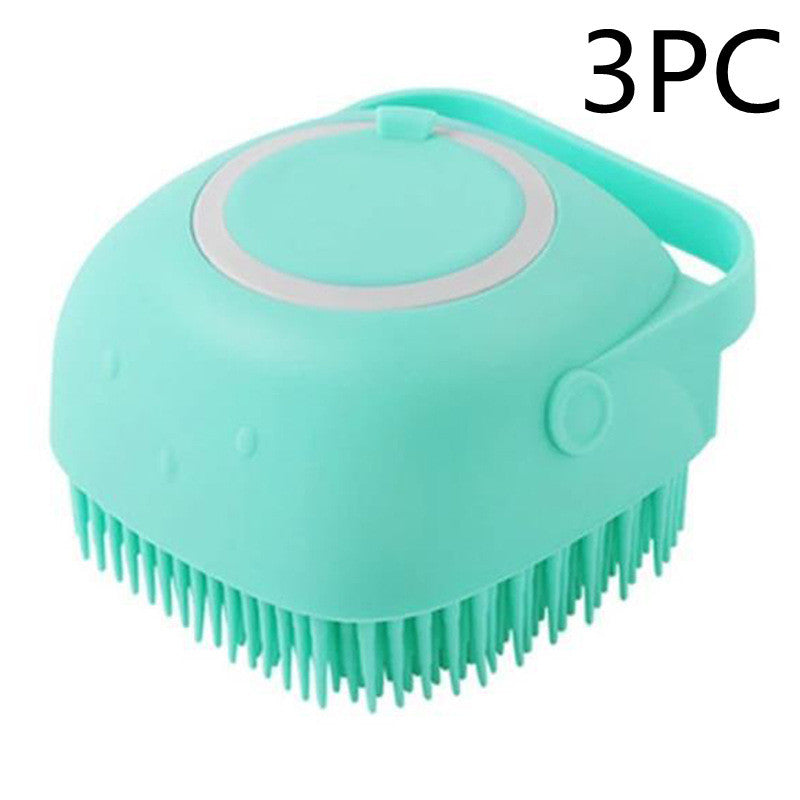 Silicone Dog Shampoo Brush – Pamper Your Pet Easily