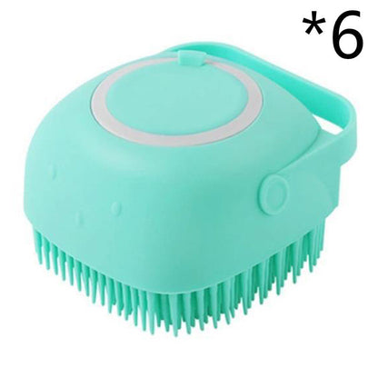 Silicone Dog Shampoo Brush – Pamper Your Pet Easily