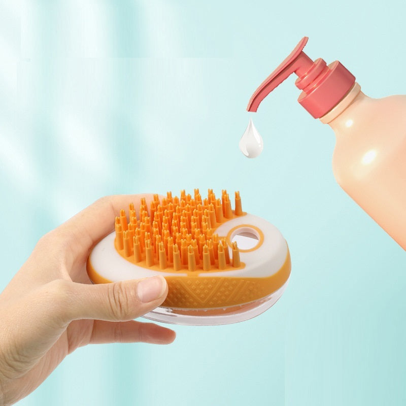 2-in-1 Dog & Cat Spa Brush – Groom While You Wash
